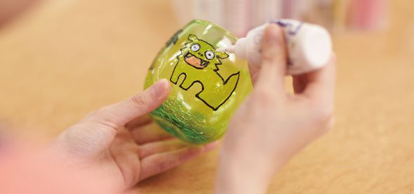 ガラス絵付け体験イメージ