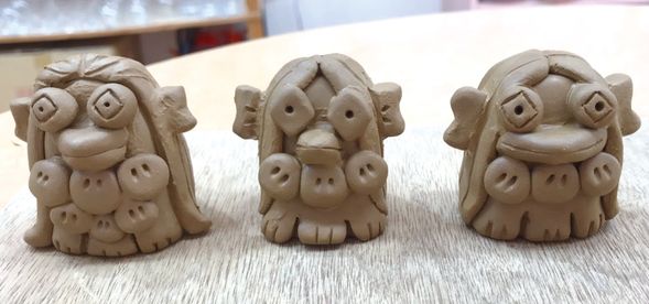 陶器シーサー作品例