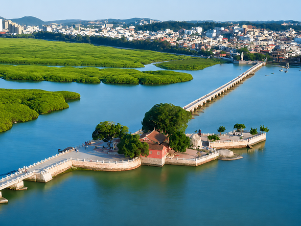 洛陽橋
中國古代四大名橋之一,擁有千年歷史與精湛石橋工藝,被譽為海內第一橋