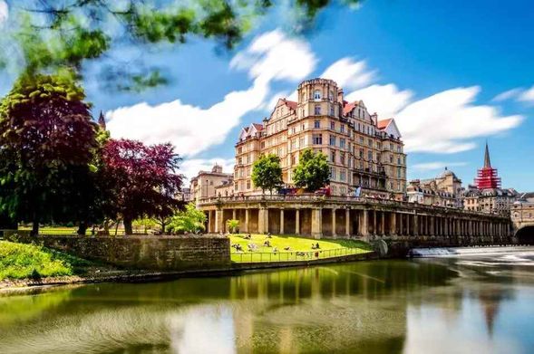 Take in beautiful city views in Bath