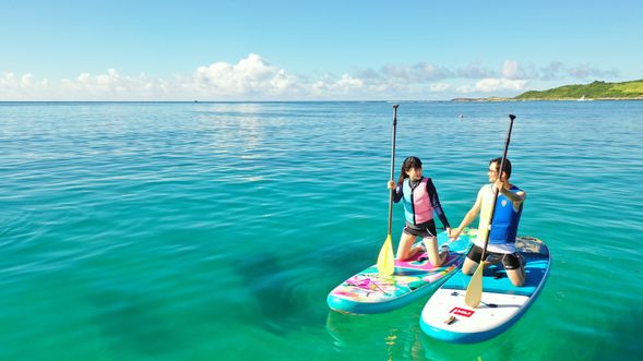 中洲秘境藍天白雲