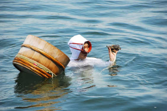 15:20 iSOWA磯和海女邂逅(停留时间:约1小时)
参观内容:海女潜水观摩,开贝体验1000日元/人/回 采集的珍珠自有
【移动时间:约30分钟】
17:00 志摩西班牙村(接A线游客返回)