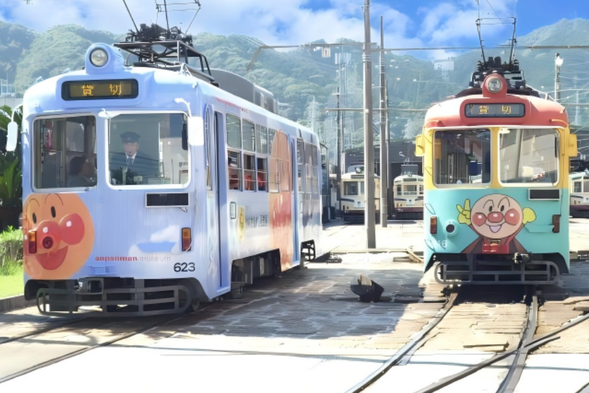 The Tosa streetcar is one of the unique urban transportation modes in Kochi City, running slowly along the streets and shuttling between ancient neighborhoods and modern buildings. Outside the car window, the aroma of coffee, blooming flowers and green trees on the street corner interweave with people's daily lives to form a picture of life. Riding the tram, without haste or impatience, as if the city is slowly breathing, every stop is a quiet conversation with the warm pace of life of Kochi. Along the way, you can feel the fireworks of the city and capture the delicate atmosphere of urban literature, making the journey easy and full of poetry.