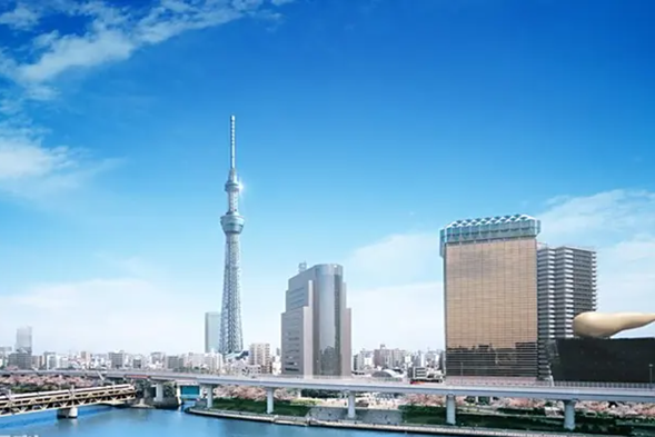 【晴空塔】(外观)日本最高的建筑,高达634米。虽仅为外观参观,但其壮观的结构与现代感十足的设计仍令人印象深刻。周边的晴空街道也富有商业与文化氛围,是感受东京新地标的好去处。