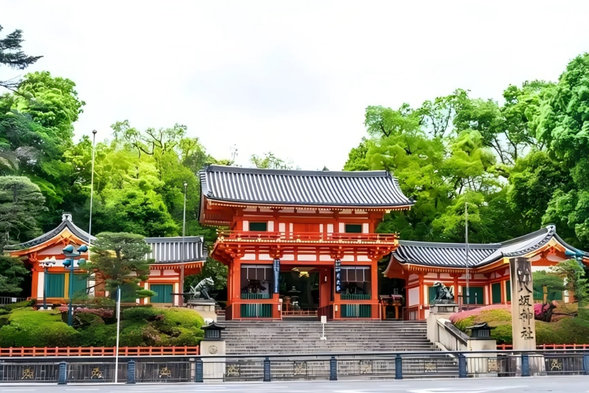Yasaka Shrine: The main shrine is located in Higashiyama ku, Kyoto City, Kyoto Prefecture, Japan. For the Twenty Two Shrines, the old shrine was the Official Coin Daisha (now a separate shrine in the main hall of the shrine). The Gion Festival of the main shrine is one of the largest festivals in Japan and one of the most popular shrines in Kyoto.