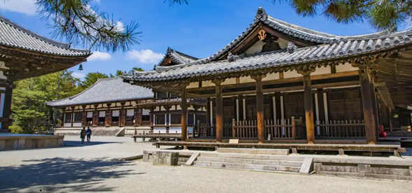 Tang Zhaoti Temple: (Admission fee not included) Tang Zhaoti Temple, originally known as Jianchu Lu Temple and Zhaoti Temple, is located in Gojo-cho, Nara City, Nara Prefecture, Japan. It was built in the second year of the Qianyuan era of the Tang Dynasty (759 AD) on the former residence of Prince Nitta of Japan. It was bestowed upon the Chinese Tang Dynasty eminent monk Jianzhen, who built it into Tang Zhaoti Temple. It is a Chinese Buddhist Vinaya temple and the head temple of the Vinaya school in Japan.