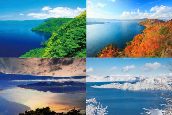 Located at the border of Aomori and Akita on a highland lake, the lake is as clear as a mirror and surrounded by mountains. In spring and summer, the greenery is lush, in autumn, the red leaves are brilliant, and in winter, there are snow and ice wonders. Strolling by the lake or taking a boat tour can feel the tranquility and magnificence of nature.