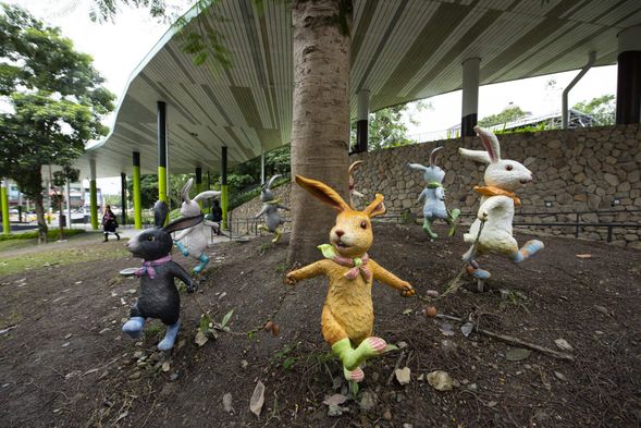 礁溪幾米旅人廊道融合藝術與自然