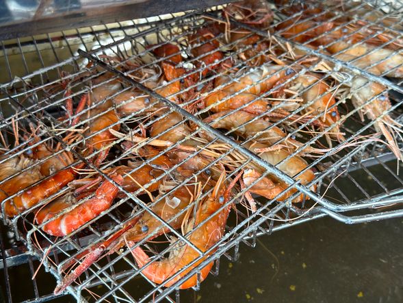 釣蝦烤蝦體驗