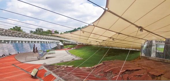 921地震教育園区 (約50分)
1999年に台湾中部で発生したマグニチュード7.3の地震で被害にあった校舎などを見学することのできる、921地震教育園区を訪問。自然の脅威について学ぶことができます。