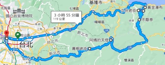 十分より台北へ
大自然を感じられるツーリングもあっという間。
台北へ戻る時間です。