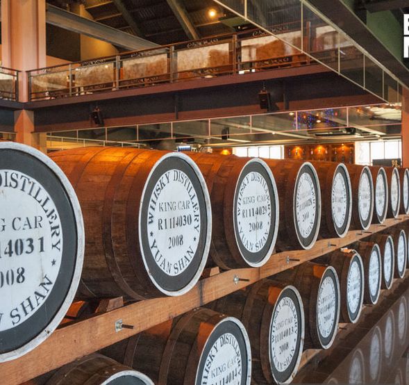 カバランウイスキー蒸留所(宜蘭)見学
・工場内部見学
・製造工程の解説
・試飲体験(2種類/追加試飲は現地払い)