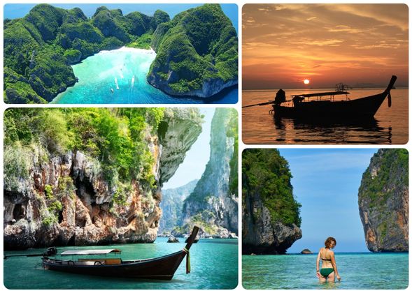 前往 " Koh Phi Phi Ley "。我們將前往 " Maya Bay ",離島行程中最具人氣及知名度的景點之一,由 李奧納多•狄卡皮歐 所主演的著名電影《海灘》的拍攝地,登島探索散步環島漫步。