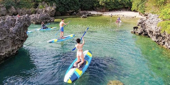 盡情暢遊美麗的大海~