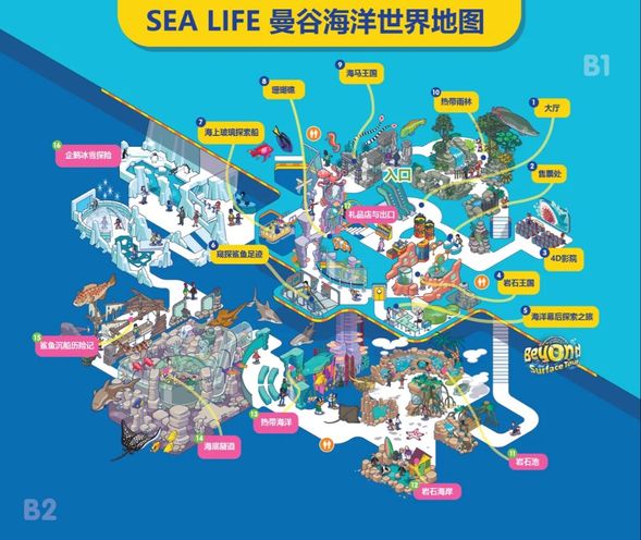 海洋世界地圖