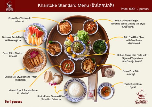 Khantoke Standard Menu
