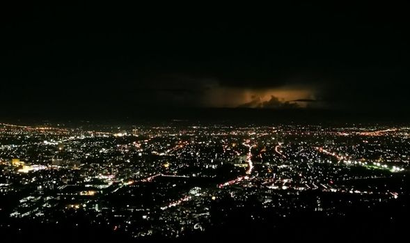 清邁全景;大概21.00回到酒店