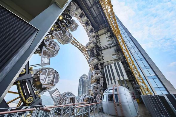 復古科幻為主題的觀景廂