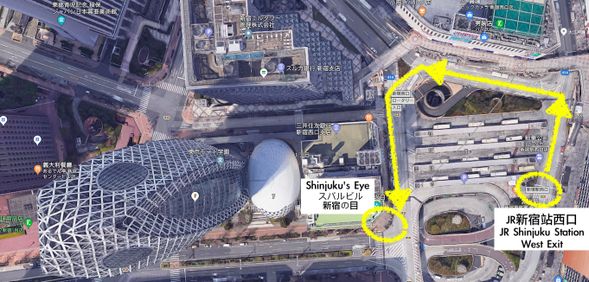 集合地點:Shinjuku's Eye地面上(旁邊有三井住友銀行)