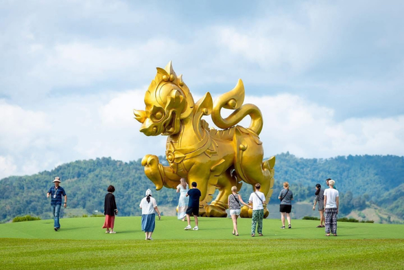 聖獅公園 Singha Park
✅ 搭乘遊園車,輕鬆暢遊園區5站景點