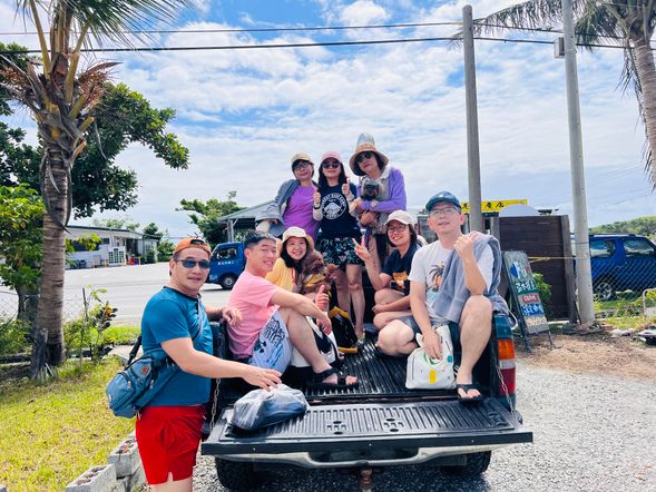 浮定戶外餐酒館出發