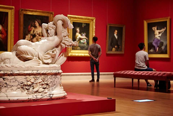 【常設展】藝術廳,將西方藝術從13至20世紀的藝術作品循序展出。