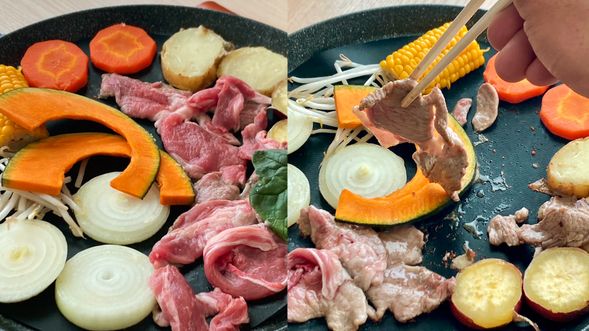 北海道民のジンギスカンは、お店に行って食べるのではなく、花見や海水浴、キャンプ、家の庭でみんなで食べることが定番です🎶