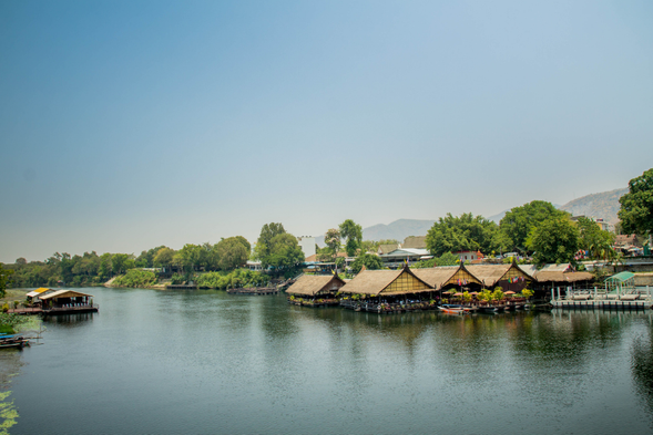 北碧桂河大橋風景