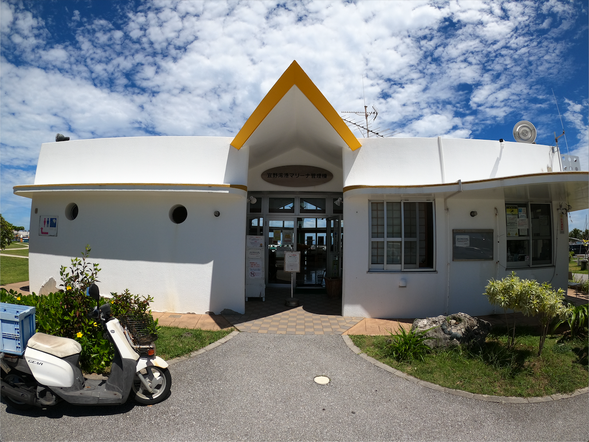 体験終了後はシャワー(160円)入れます。マリーナ管理事務所にて受付お願いします。