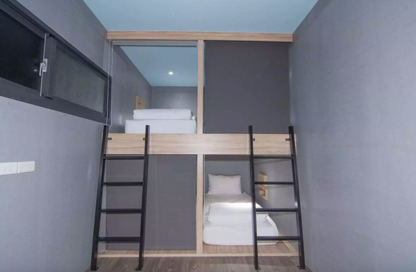 乾淨舒適隱蔽的床位,讓你在這裡開心玩樂放鬆休息