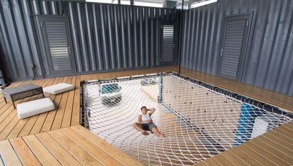 這裡有小琉球最大的吊床