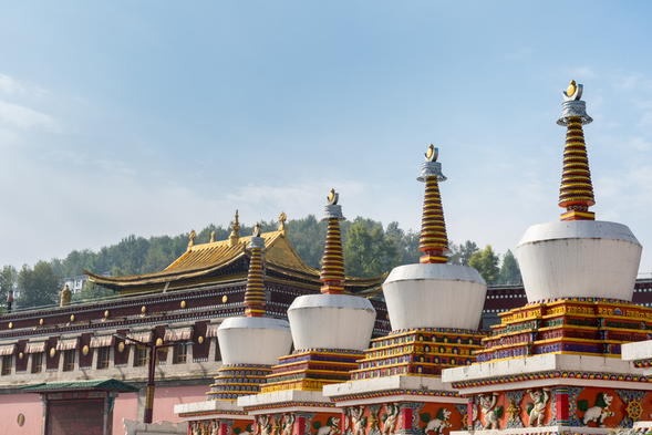 早餐后乘车前往臧传佛教六大宗主寺之一【塔尔寺】,游览结束后乘车前往张掖市区酒店休息。
【塔尔寺】(游览时间不少于1.5小时,不含讲解费及区间车)塔尔寺为黄教六大寺院之一,它的酥油花、壁画、堆锈组合的“艺术三绝”享誉国内, 也无疑都是塔尔寺隐隐的荣耀。至此不为那历经岁月却依旧华美的庙宇,以及庙宇中那气势恢宏的佛像。只为在塔尔寺的晨钟暮鼓里,在红衣僧人的眼眸中,顺着法号触摸,触摸超越尘世的经络,为某一个时刻与你相见。
【藏服换装+马上拍摄体验】(体验时间不少于20分钟,自行拍摄,骑马拍照非骑行绕圈)
经幡吹动,皆是心动,赴一场高原之约,穿一次藏地盛装。(赠送项目,不用不退不换)