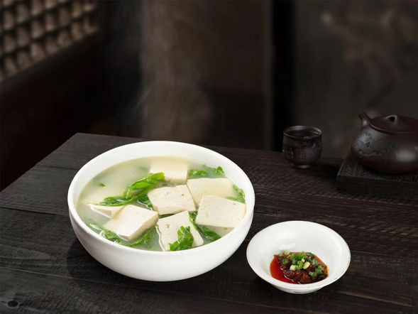 Tofu and Seasonal Vegetable Soup