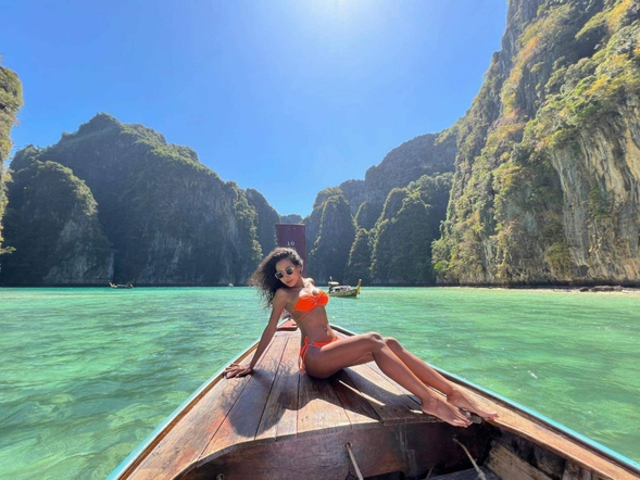 Long tail boat(optional). A must-do activity when you visit Pileh Lagoon. Take a picture and snorkeling in the hidden gems of PhiPhi Island.