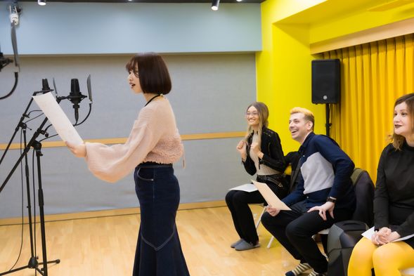 老师亲自示范!「哇~」的欢呼声四起!