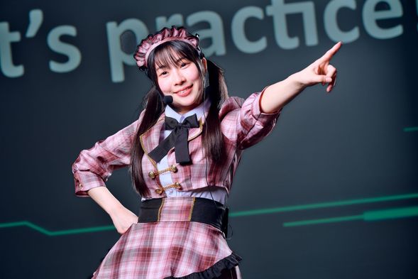 それでは練習、Let's start!