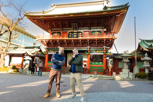 从秋叶原中心步行约8分钟,即可打到被称为「动画神社」的神田神社。