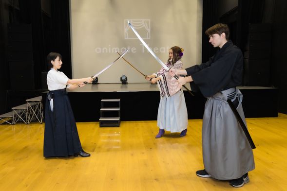 刀の扱い方や「型」をしっかり学びます。