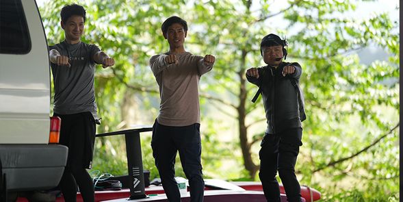 如何拉繩岸上模擬重心轉移