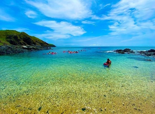 啟航前往東吉島登島.西吉藍洞巡航.七美登島