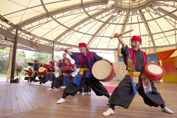推薦觀賞EISA太鼓舞(通常選12:30場次)