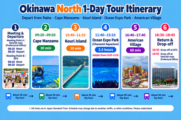 Northern Okinawa Tour Overview