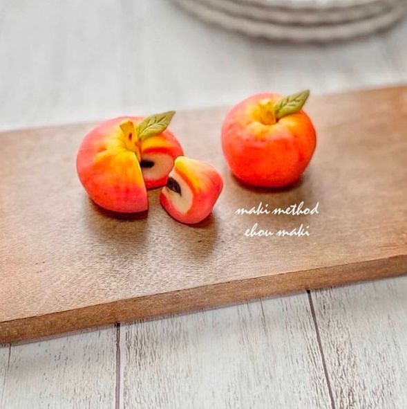 素敵な和菓子の完成!(モチーフは時期により変わる可能性がございます)