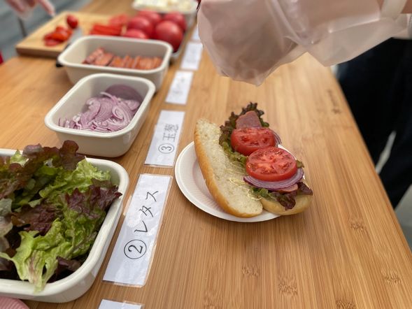 オリジナルサンドイッチ作り体験!