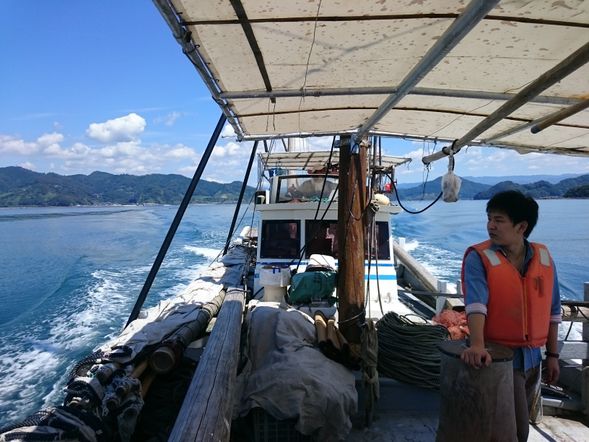 うたせ船の乗船時間は約90分~120分(予定)