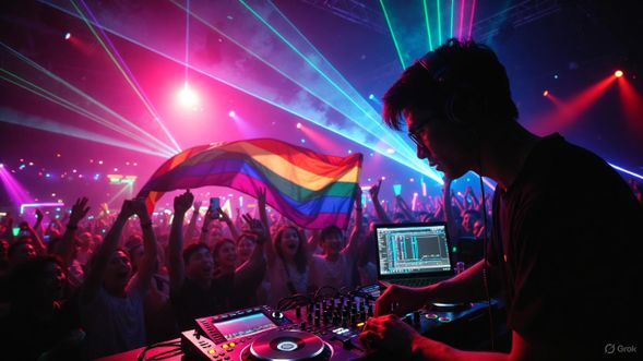 驕傲入場,夜魅狂歡——穿越光影,我們把夜色變成自己的王國。
Pride steps in, the night ignites — through light and shadow, we turn the darkness into our own kingdom.