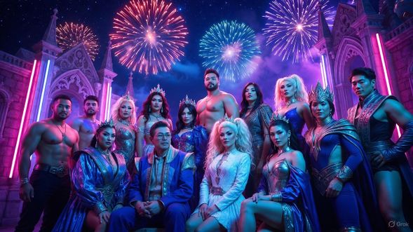 夜幕降臨,王國開啟。
As Night Falls, the Kingdom Awakens.