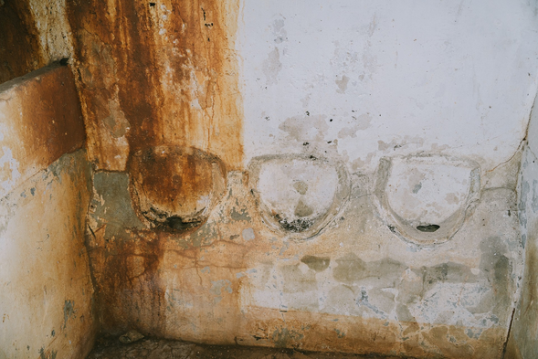 地下坑道內的生活遺跡