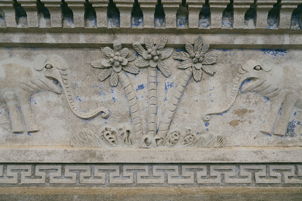 僑匯洋樓上的南洋裝飾