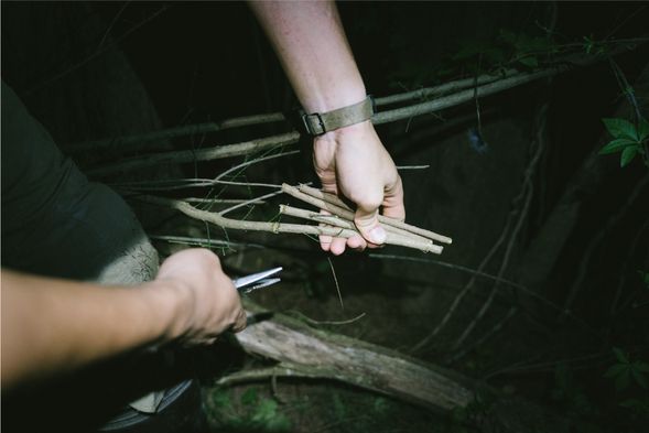 判斷獸徑,製作陷阱